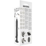 BASECOCK - REALISTYCZNY WIBRATOR PILOT ZDALNEGO STEROWANIA 20 CM -O- 4 CM